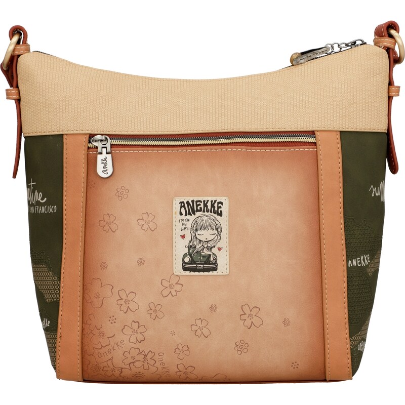 Anekke hobo crossbody kabelka Flower