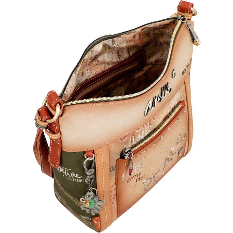 Anekke hobo crossbody kabelka Flower