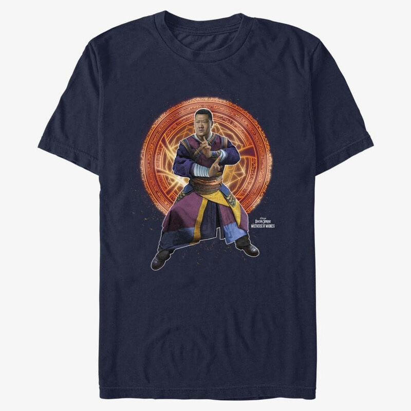 Pánské tričko Merch Marvel Doctor Strange in the Multiverse of Madness - Wong Hero Style Unisex T-Shirt Navy Blue