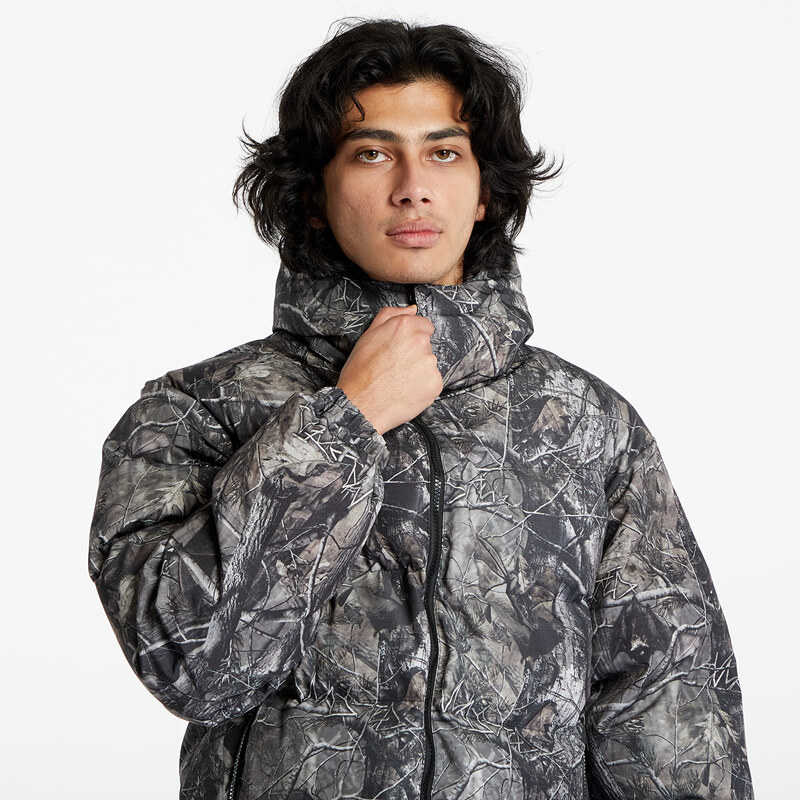 Pánská zimní bunda Wasted Paris Puffer Hood Reverse Taiga Black/ Camo