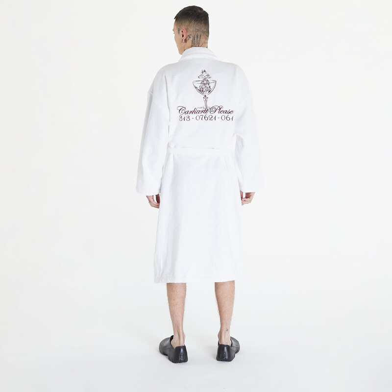 Carhartt WIP Carhartt Please Bathrobe UNISEX White/ Bordeaux