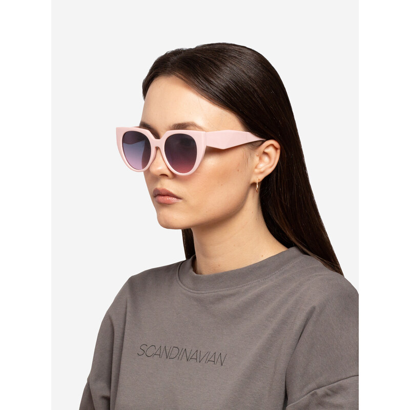 Shelvt Růžové sluneční dámské brýle