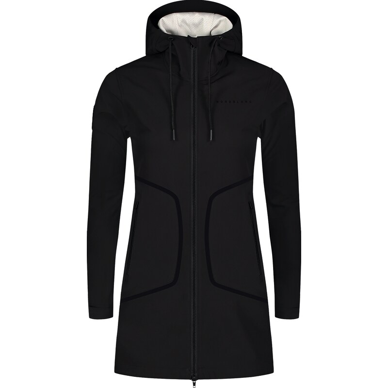 Nordblanc Černý dámský lehký softshellový kabát HEAVENLY