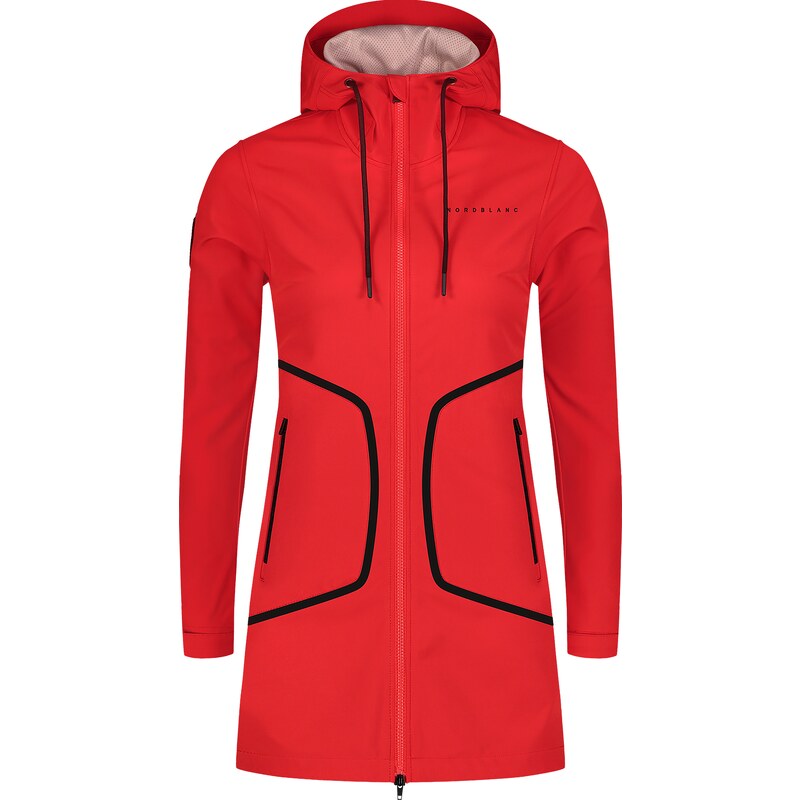 Nordblanc Červený dámský lehký softshellový kabát HEAVENLY
