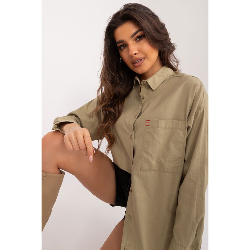 FPrice Košile BP-KS-1026-1.19 khaki