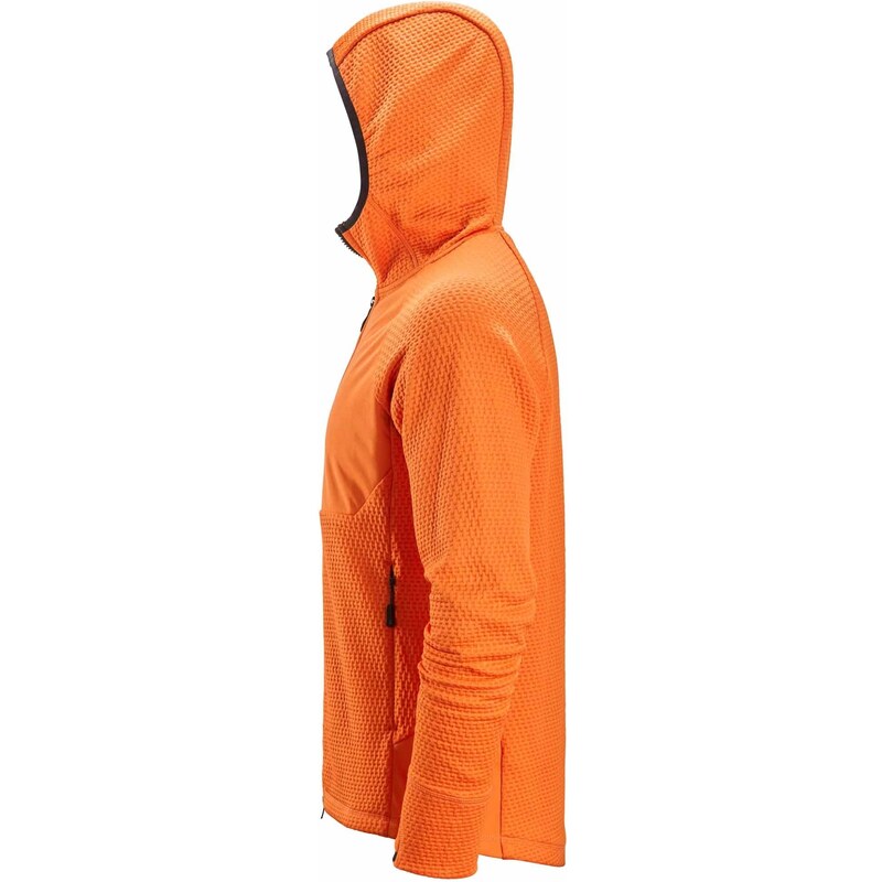 Snickers Workwear Mikina FlexiWork Active Comfort s kapucí oranžová
