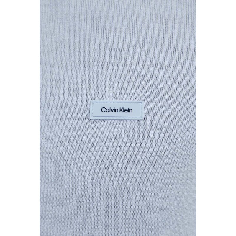 Svetr z hedvábné směsi Calvin Klein lehký