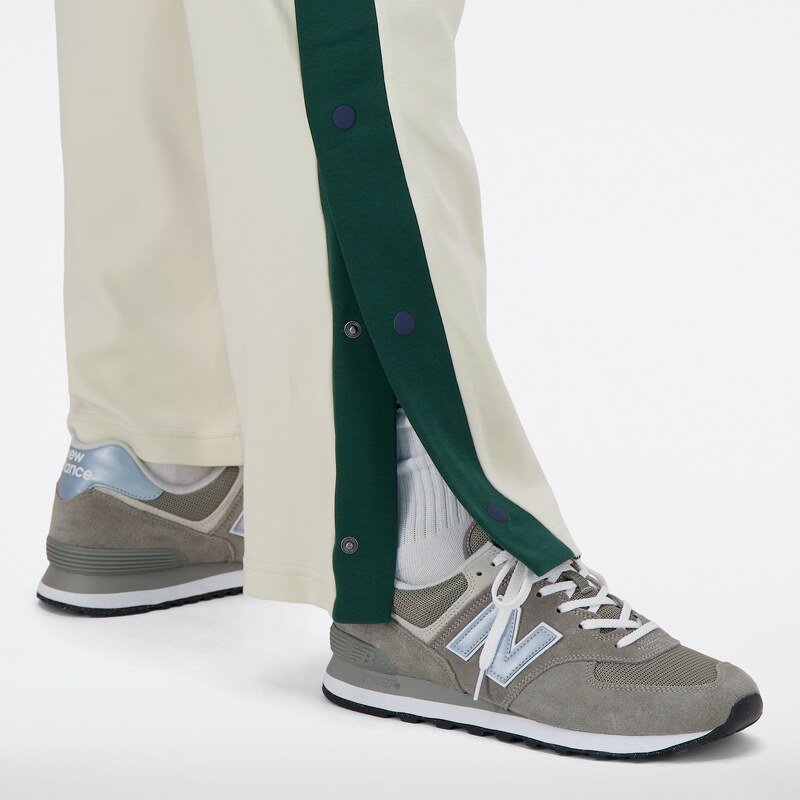Pánské kalhoty New Balance MP41504LIN – béžové