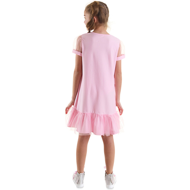 Mushi Starry Unicorn Girl Pink Tulle Dress