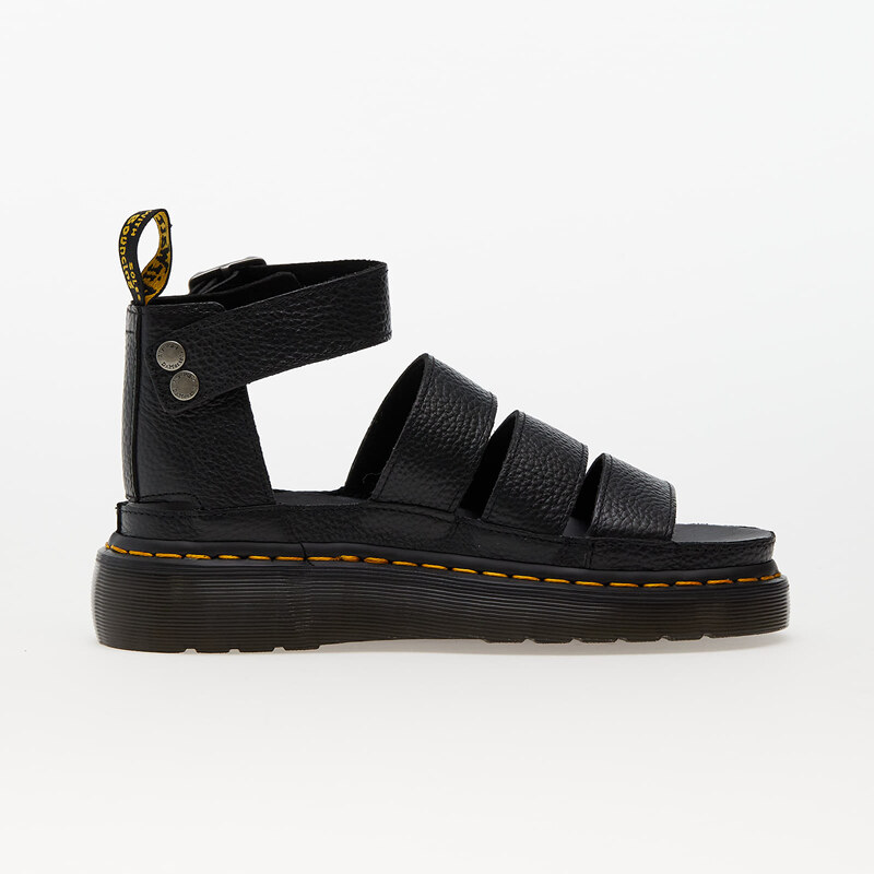 Dr. Martens Clarissa II Quad 3 Strap Sandal Black Milled Nappa