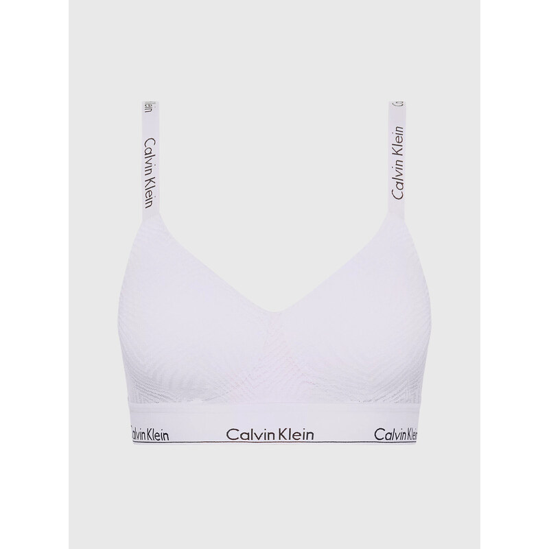 Dámské podprsenka LGHTLY LINED BRALETTE 000QF7797E LL0 lila - Calvin 90706358