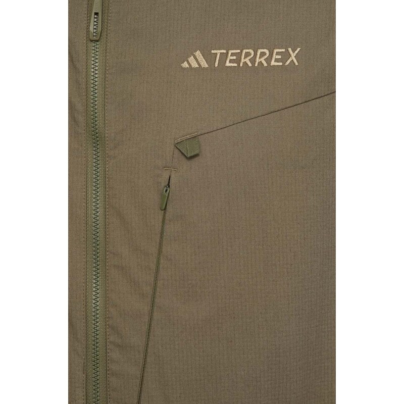 Větrovka adidas TERREX Xploric zelená barva, IN4630