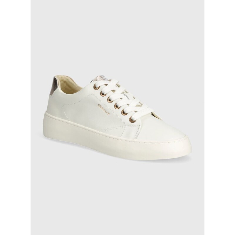 Kožené sneakers boty Gant Lawill bílá barva, 28531505.G231