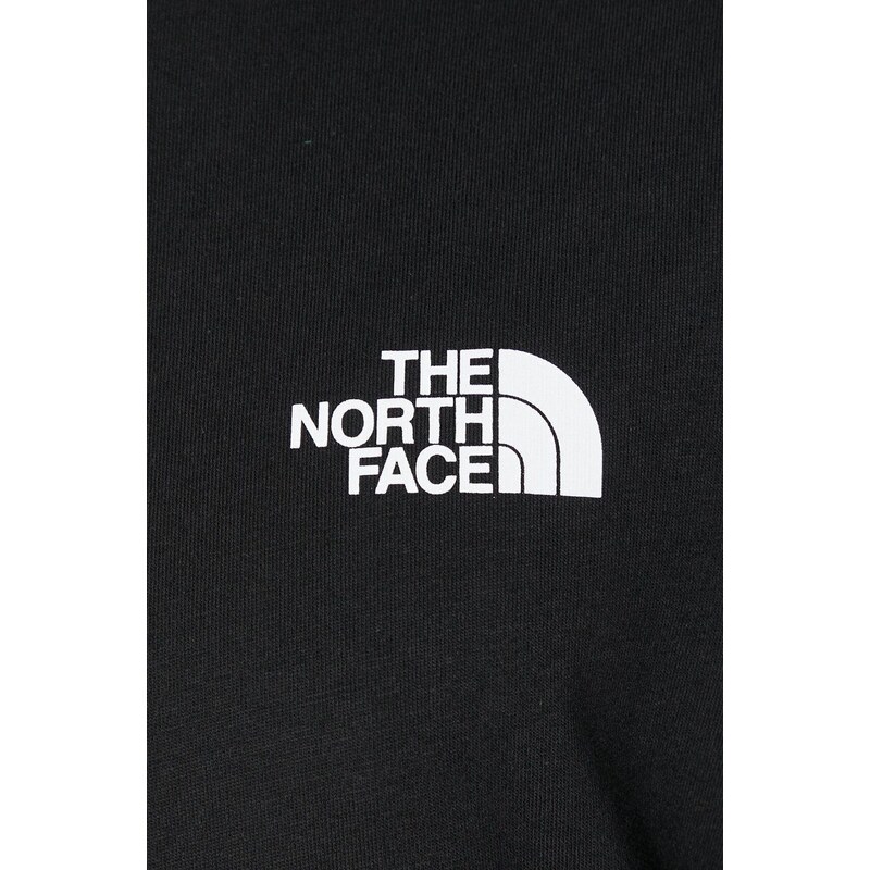 Bavlněné tričko The North Face M S/S Redbox Celebration Tee černá barva, s potiskem, NF0A87NVJK31