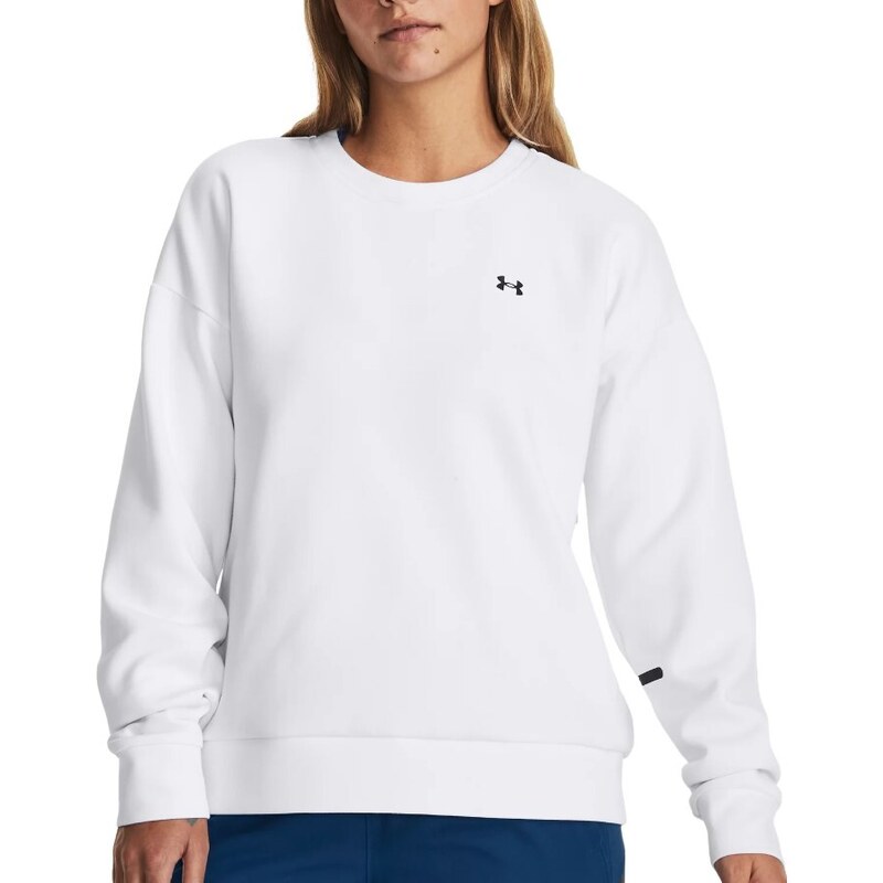 Mikina Under Armour Unstoppable Flc Crew-WHT 1379835-100