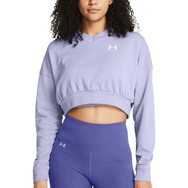 Mikina Under Armour UA Rival Terry OS Crop Crw-PPL 1382738-539