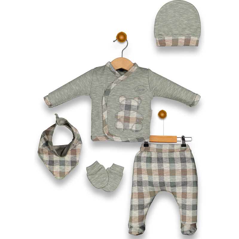 TrendUpcz Dárek pro novorozence K6127, šedá | Oblečení pro miminka