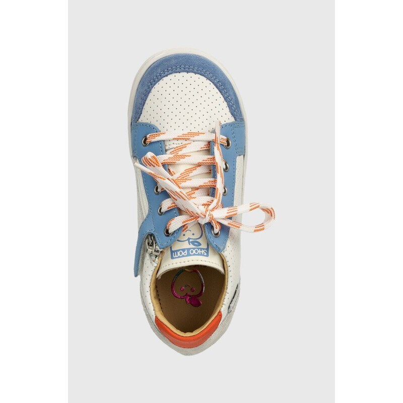 Dětské kožené sneakers boty Shoo Pom BOUBA ZIP BOX