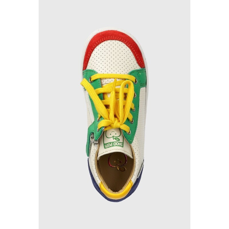 Dětské kožené sneakers boty Shoo Pom BOUBA ZIP BOX