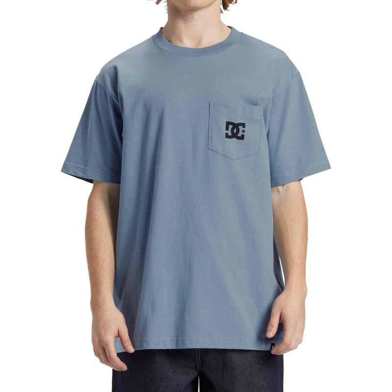 Dc shoes pánské tričko Star Pocket HSS Ashley Blue | Modrá