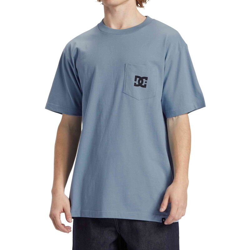 Dc shoes pánské tričko Star Pocket HSS Ashley Blue | Modrá