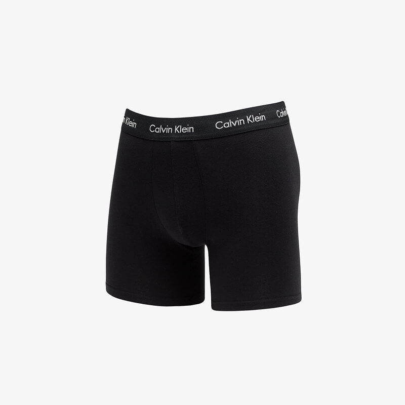 Boxerky Calvin Klein Cotton Stretch Classic Fit Boxer Brief 3-Pack Black