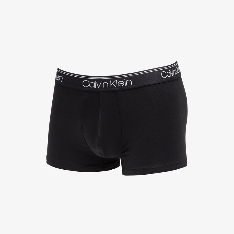 Boxerky Calvin Klein Microfiber Stretch Wicking Technology Low Rise Trunk 3-Pack Black/ Convoy/ Red Gala