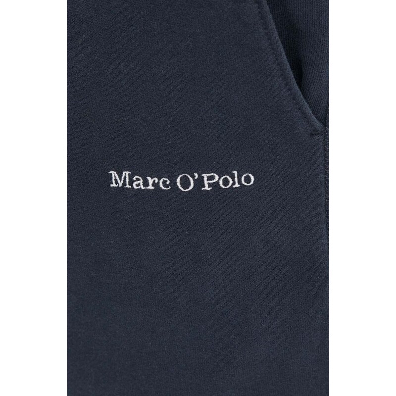 Bavlněné šortky Marc O'Polo tmavomodrá barva