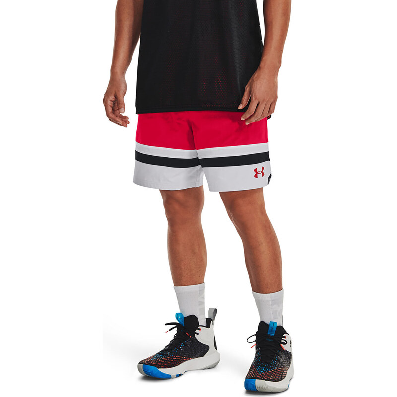 Pánské kraťasy Under Armour Baseline Woven Short Ii Red