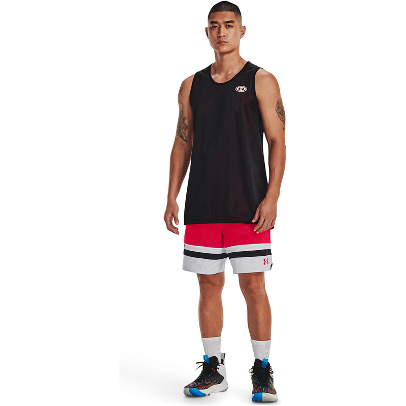 Pánské kraťasy Under Armour Baseline Woven Short Ii Red