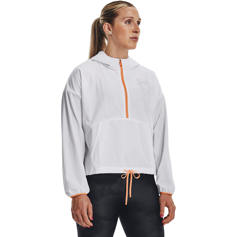 Bunda Under Armour Woven Graphic Jacket White M 90877316