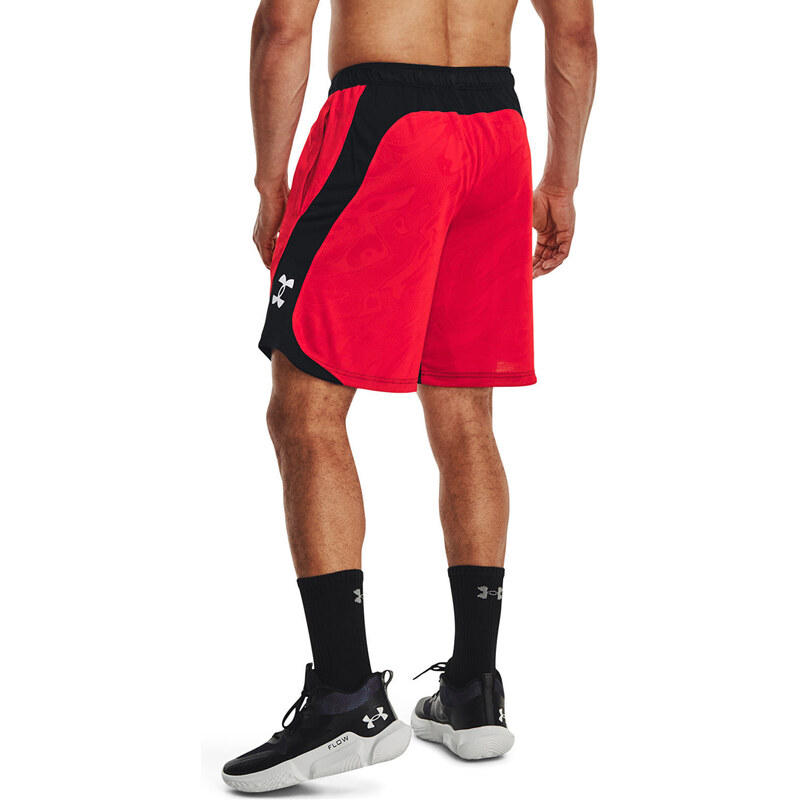 Pánské kraťasy Under Armour Heatwave Hoops Short Red