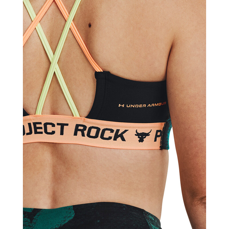 Podprsenka Under Armour Pjt Rck Crsbck Pt Bra Fam Green