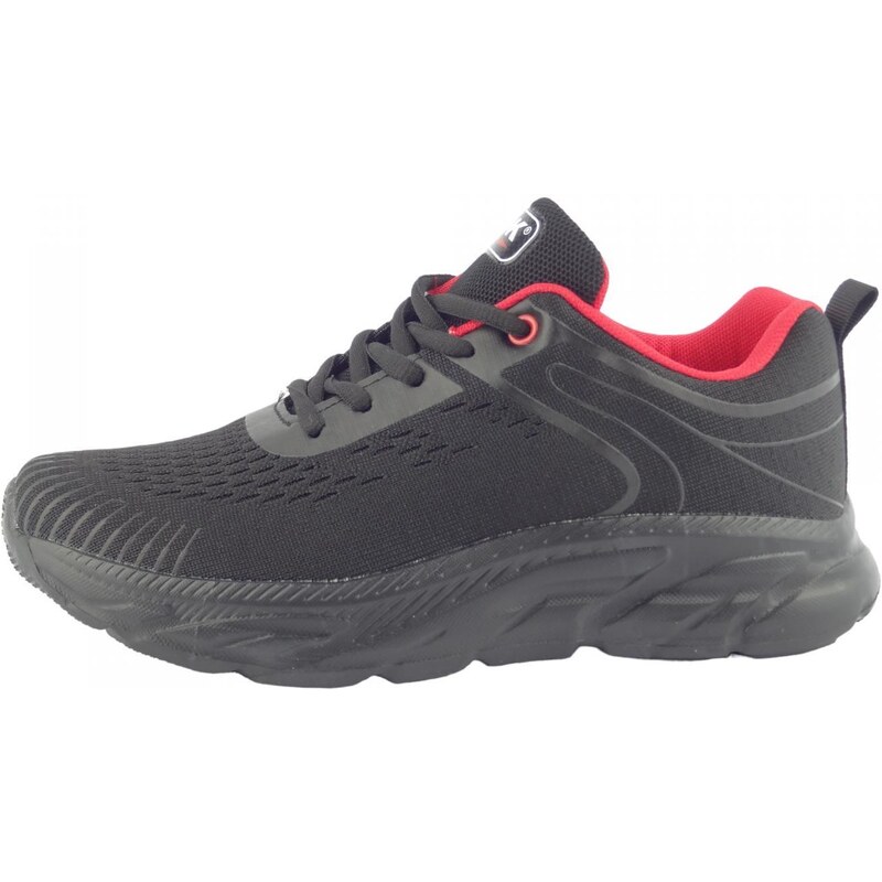DK tenisky textilní EV 1112 blk/red 90718007