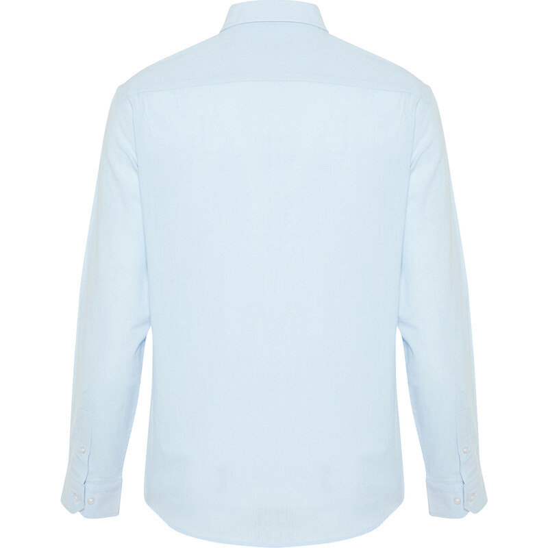 Trendyol Blue Regular Fit 100% Cotton Shirt