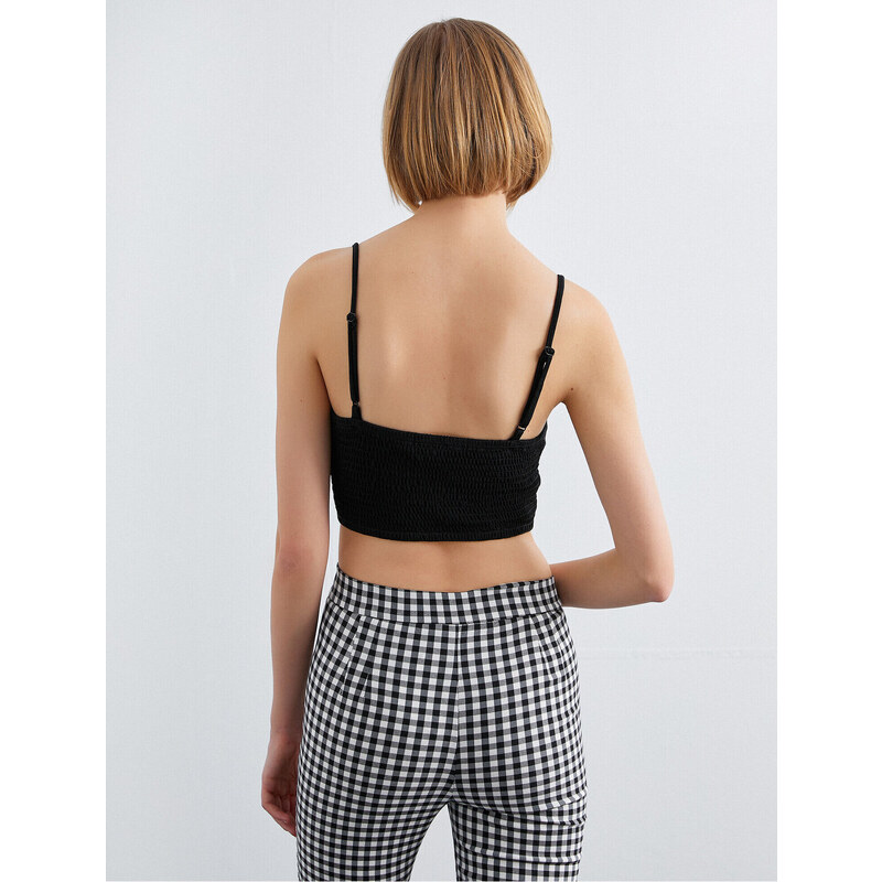 Koton Strapless Crop Top