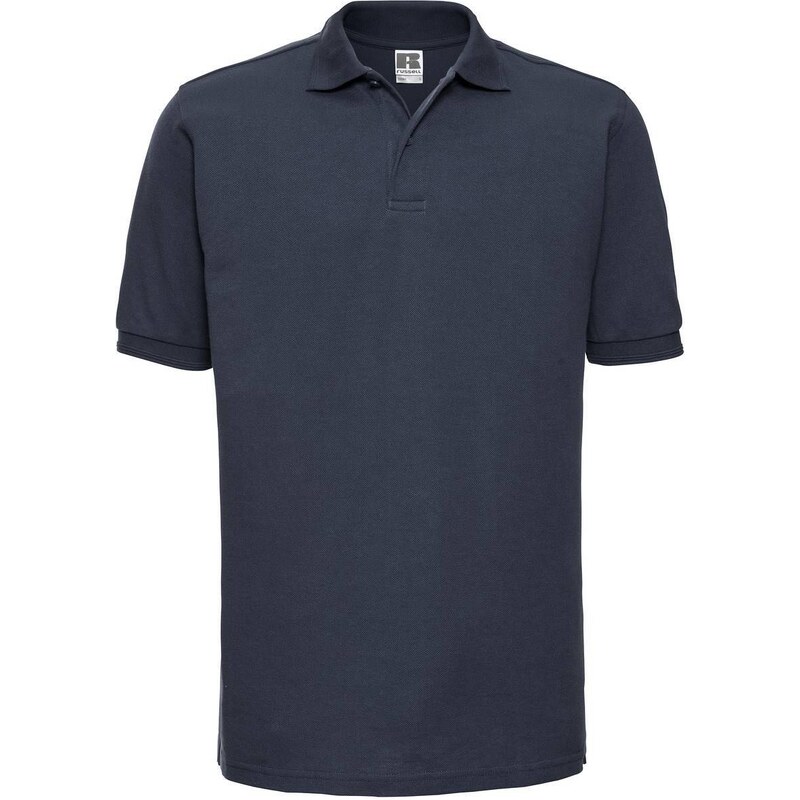 RUSSELL Mens Polo Shirt R599M 65% Polyester 35% Cotton Ring-Spun