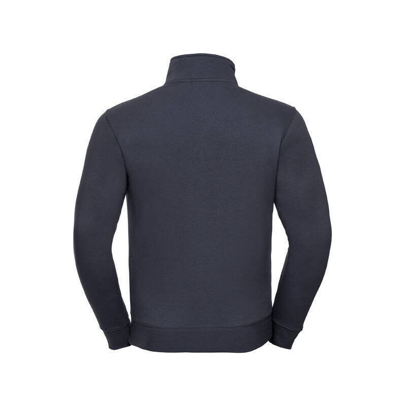 RUSSELL Men's Zip Up Sweatshirt - Authentic R267M 80% Plain Ring-Spun Cotton 20% Polyester (Three-Layer Fabric) 280g