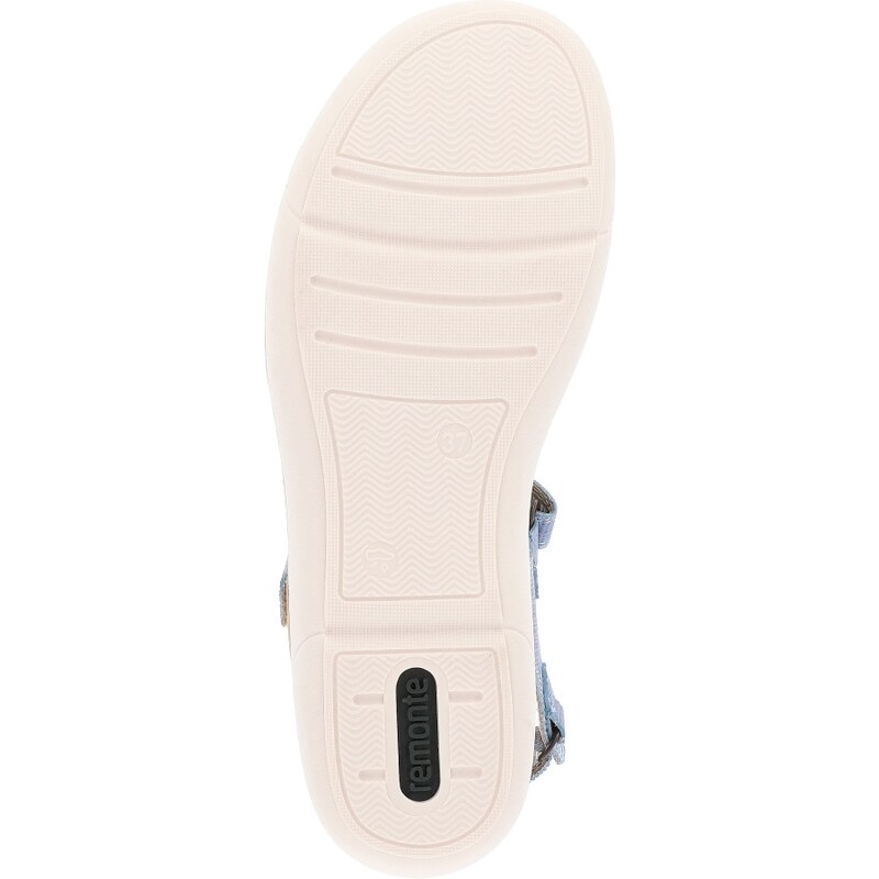 RIEKER Dámské sandály REMONTE R6850-15 modrá