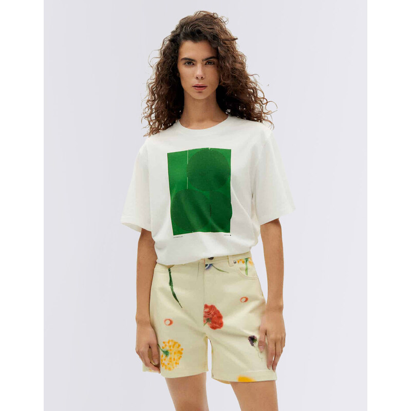 Thinking MU Art 3 Lucia T-Shirt SNOW WHITE