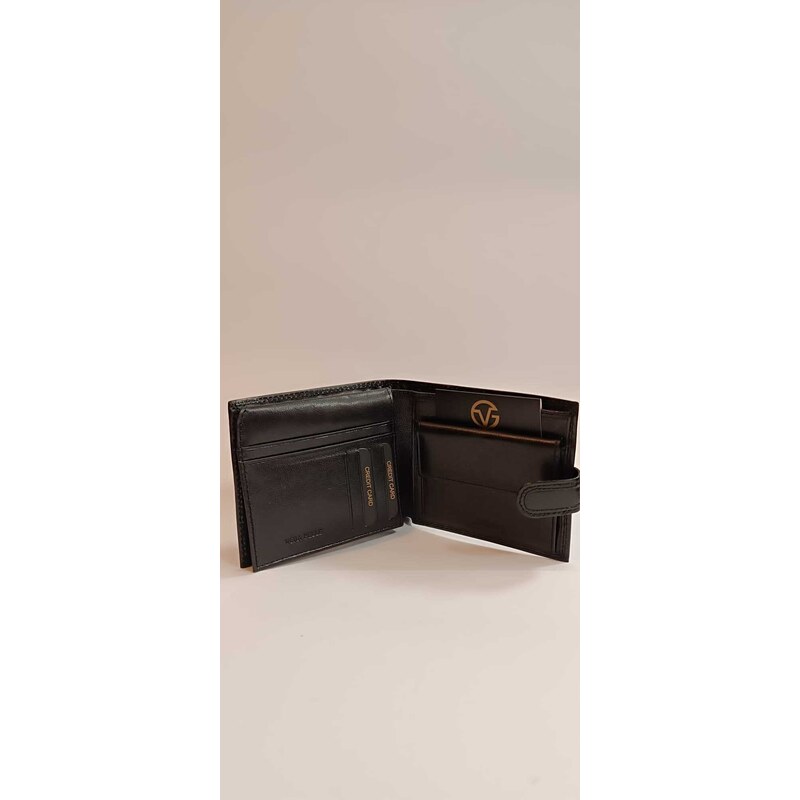 Pánská kožená peněženka Valentini - černá