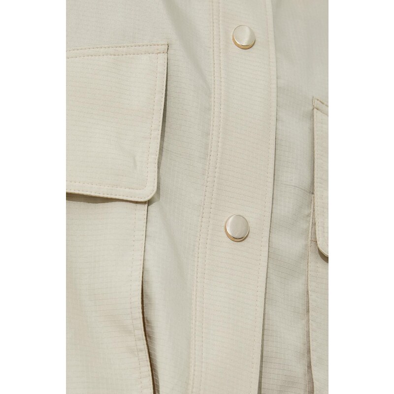 Koton Women's Beige Trench Coat