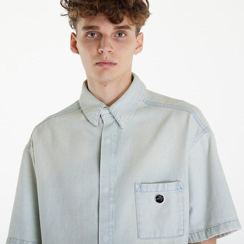 Ambush Boxy Fit Denim Shirt UNISEX Light Blue