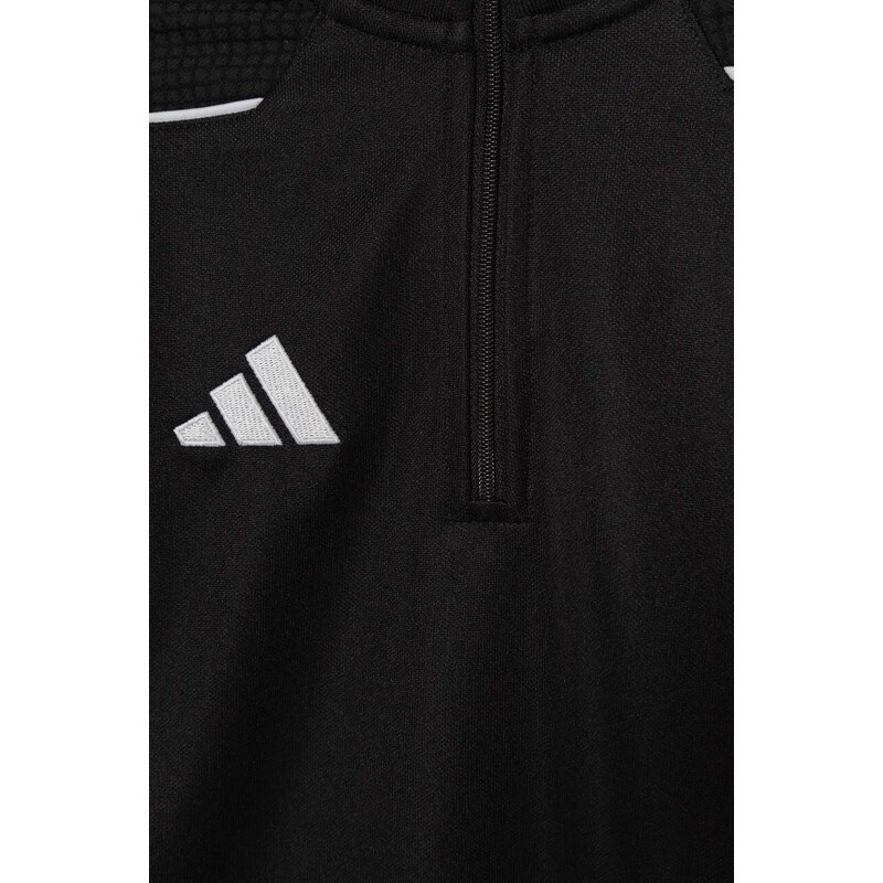 Dětské tričko s dlouhým rukávem adidas Performance TIRO23L TR TOPY černá barva, s aplikací