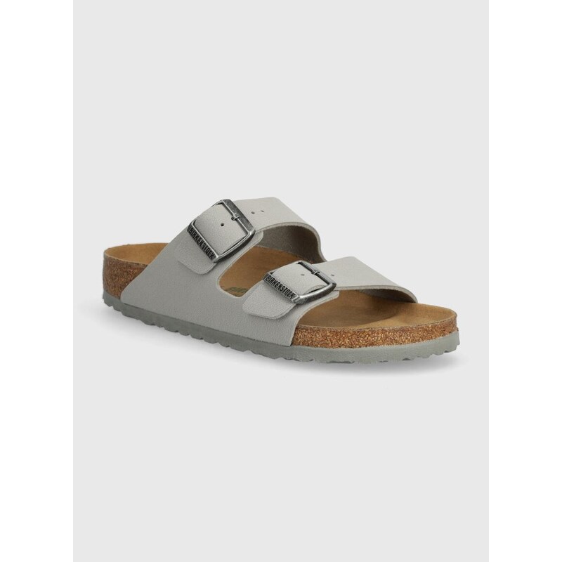 Dětské pantofle Birkenstock Arizona Kids BFBC šedá barva