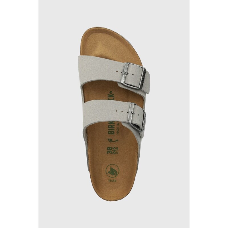 Dětské pantofle Birkenstock Arizona Kids BFBC šedá barva