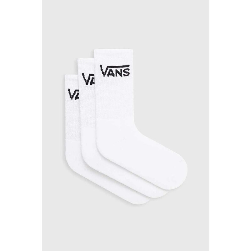 Vans WM Classic Crew WMNS 6.5-10 3pk White 90735618
