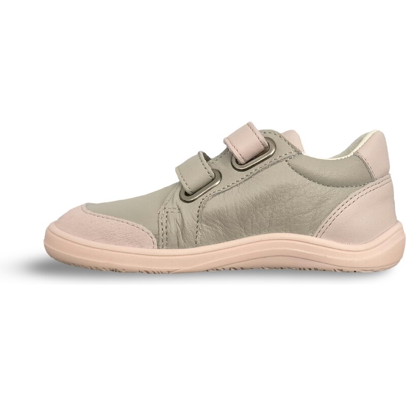 Baby Bare Shoes Febo Go GREY PINK