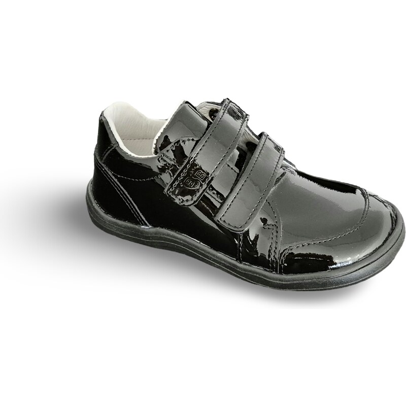 Baby Bare Shoes Febo Go Shiny Black