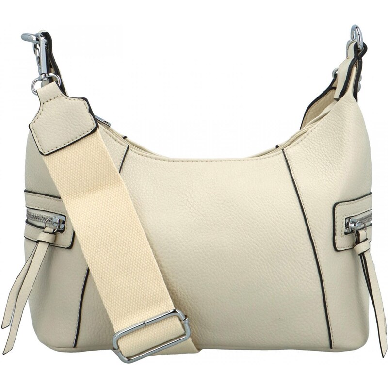 Dámská crossbody kabelka krémová - Firenze Celistia krémová
